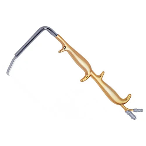 Tebbetts Breast Style Fiber Optic Retractor-Double Handle