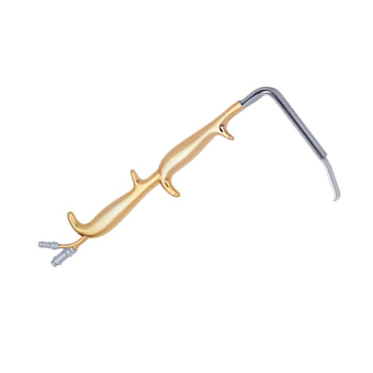 Tebbetts Breast Style Fiber Optic Retractor-Double Handle